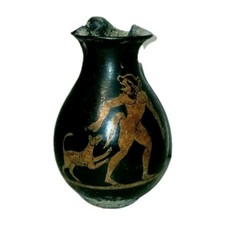 Vaso. Oinocoe Arte Greca Riproduzione. H.cm 13.