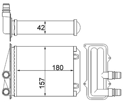 Scambiatore calore mahle - scambiatore, di