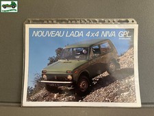 Ancien Dépliant Brochure Documentation Automobile Lada 4x4 Niva GPL