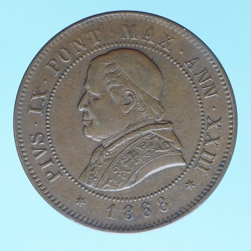 Pio soldi 1868 roma - pio, 4