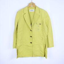Completo ICEBERG Donna Taglia 48 Cotone Giallo Woman Elegante Casual Logo Gonna