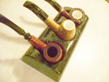 POGGIAPIPE IN CERAMICA  POSTO PER 3 PIPE ...TIPO 1