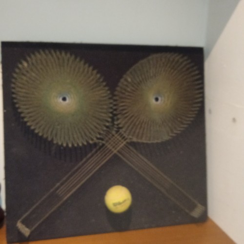 Quadro string art - quadro, racchette