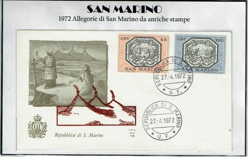 San marino 1972 - 1972, allegorie