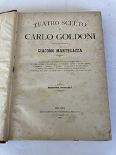 Teatro scelto carlo goldoni - di,
