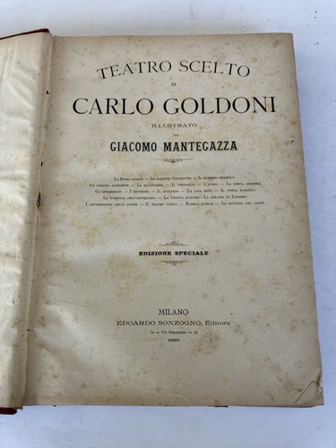 Teatro scelto carlo goldoni - teatro,