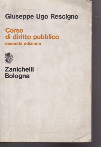 Corso diritto pubblico - diritto,