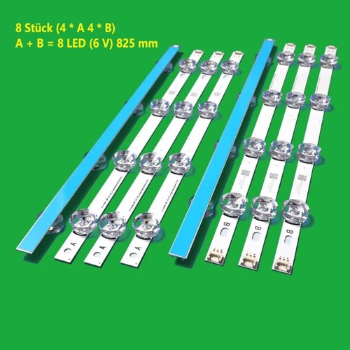 8pcs strisce led per - led, lg
