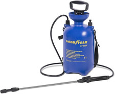 - Spruzzatore a Pressione Manuale, 5 Litri, Ugello in Ottone Regolabile, 2 Bar, 