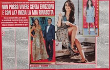 Italian Clipping Ritaglio 2022 CATERINA BALIVO non posso vivere senza 2 PAGINE