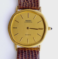 Oro 14K Pesa 8 grammi, SEIKO LASSALE, 8 gioielli, ultra sottile FAI UN'OFFERTA!!!