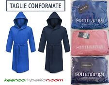 Accappatoio microfibra uomo donna cappuccio over conformate TG. XXL 3XL 4XL 5XL