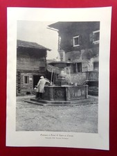 Stampa del 1929 Fontana a