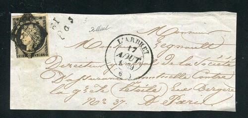 Rare devant lettre pas - rare, de