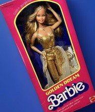 Barbie Golden Dream 1980 Vintage n.1874 Mattel Taiwan ~ In scatola originale ⭐️