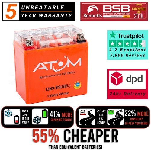 Batteria moto 12n9 - batteria,