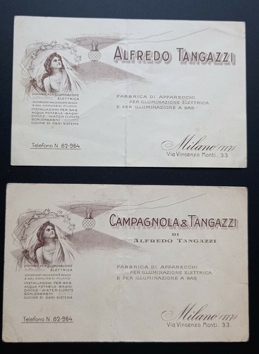 1934 cartoline pubblicitarie - 1934,