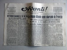 AVANTI! 7 giugno 1944-WW2-Vittorio Emanuele se ne va-alleati in Francia -Colorni