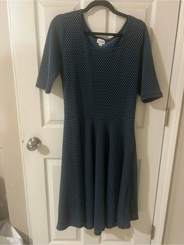 Abito lularoe nicole blu - abito,
