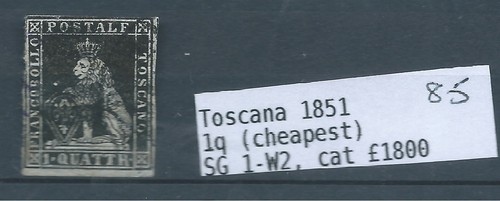 Toscana 1851 gatto 1800 - 1851, gb£1800
