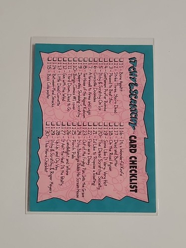The simpsons card checklist - card,