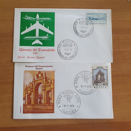 1973 fdc italia giornata - 1973,