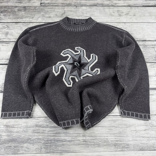 Maglione maglia astratta