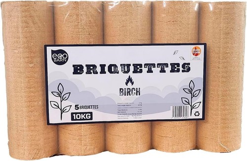 Bricchetta betulla tronchi - bricchetta, di
