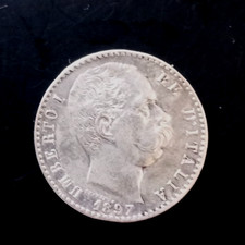  ITALIA REGNO UMBERTO I - 2 LIRE 1897 - ARGENTO BB 