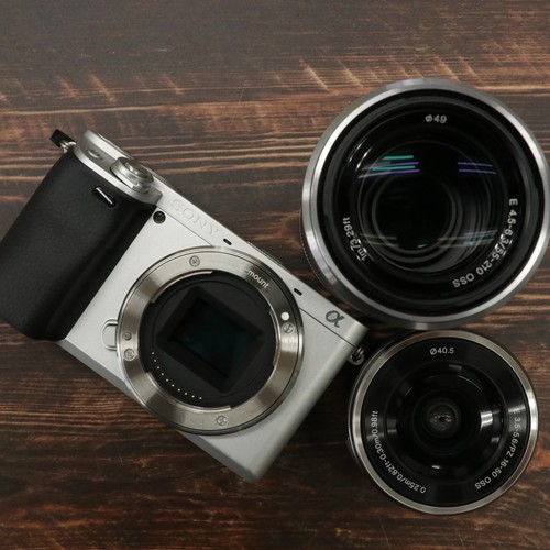 Sony a6400 ilce 6400y silver - ilce-6400y,