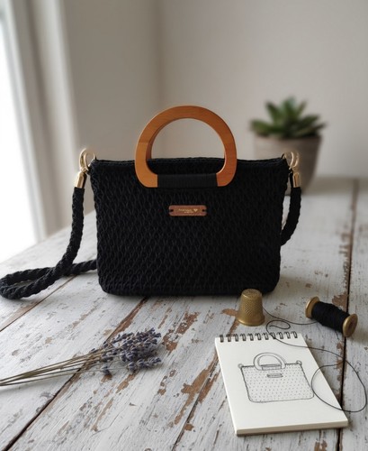 Borsa mano elegante nido - borsa, a