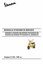 Piaggio Vespa service workshop