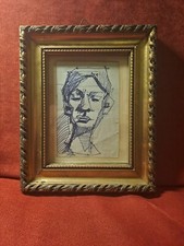 disegno antico. studio di giovane; ritratto(6'5x9,5) cornice(13x16)