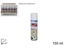 x Set 24 pz Bombolette Spray Schiuma Bianca Festa Party Compleanno Carnevale dfh