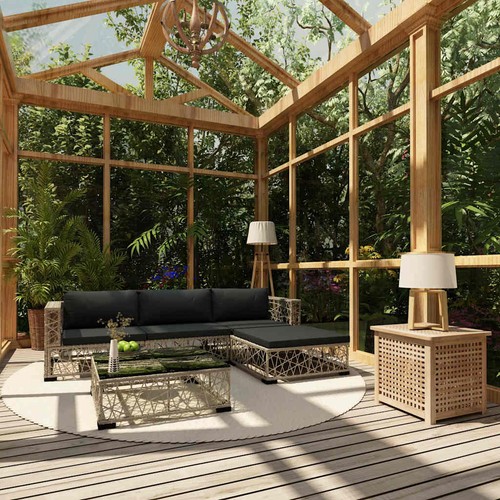 Set divani giardino - set, 5pz