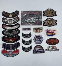 Lotto 20 toppe Harley Davidson HOG 2002-2010 gruppo proprietari giacca gilet 100 anni