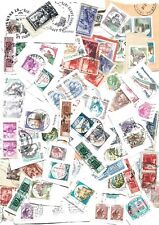 LOTTO 1000 FRANCOBOLLI ITALIA VARIE SERIE DEFINITIVE SU FRAMMENTO 