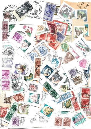 Grande lotto 1000 francobolli - 1000,