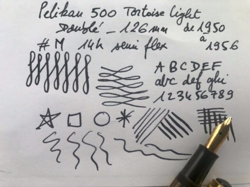 Pelikan 500 tortoise light1950 - tortoise,