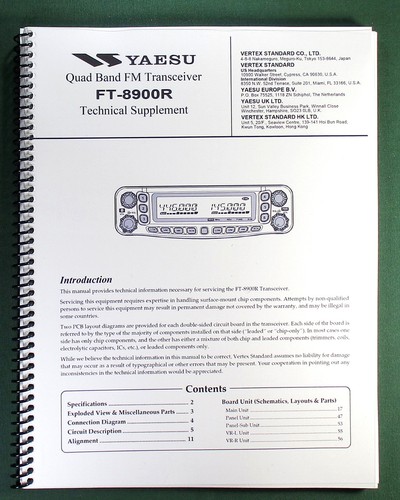 Yaesu 8900r manuale di - yaesu,