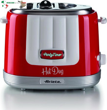 206 Hot Dog Maker Party Time, Macchina per Hot Dog con 4 Spazi di Cottura, 5 Liv