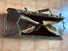 Borsa Vintage Teddy Valigia Vera Pelle, Leggera E Cucita A Mano Degli Anni 70