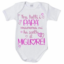 Body neonata tra tutti i papà