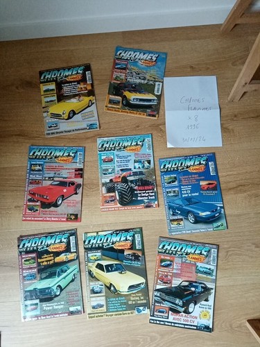 1996 chromes flammes lot - chromes, et