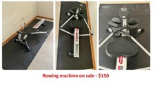 Rowing machine in excellent