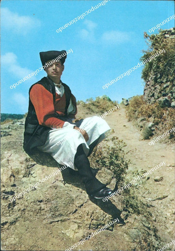 Bb98 cartolina costumi sardi - bb98,