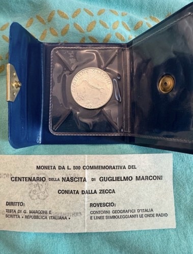 Moneta 500 lire argento - lire,