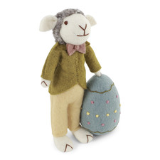 Pecora Lana Con Giacca Verde E