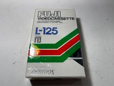 NEW FUJI VIDEO CASSETTE BETA L-125 NUOVA SIGILLATA-SEALED