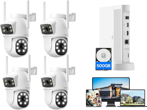 4mp kit videosorveglianza wifi - 4mp,